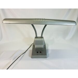 VTG 1950's DAZOR Art Deco Goose Neck Desk Lamp MCM Model 1000 Fluorescent
